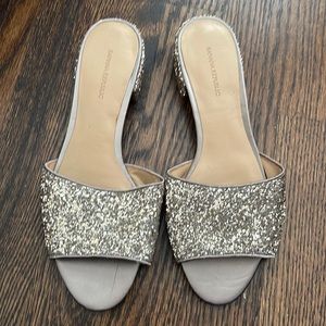 Glitter Sandals Banana Republic 9.5 - never worn